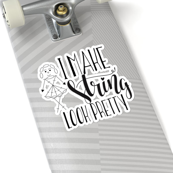 Kiss-Cut Stickers, I Make String Look Pretty