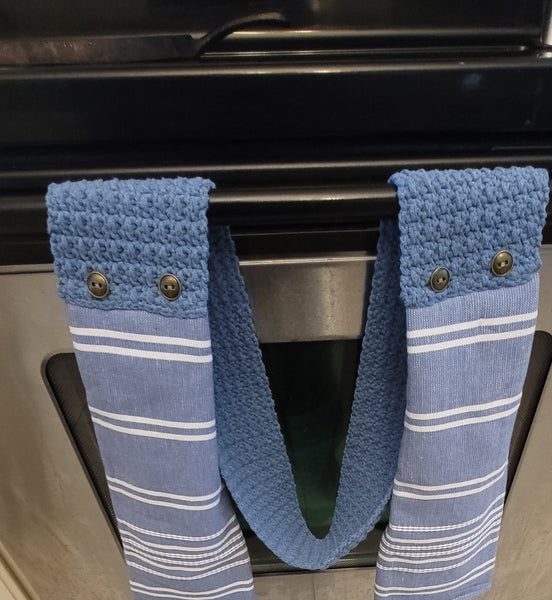 Denim Kitchen Boa Crochet Pattern - My Fingers Fly