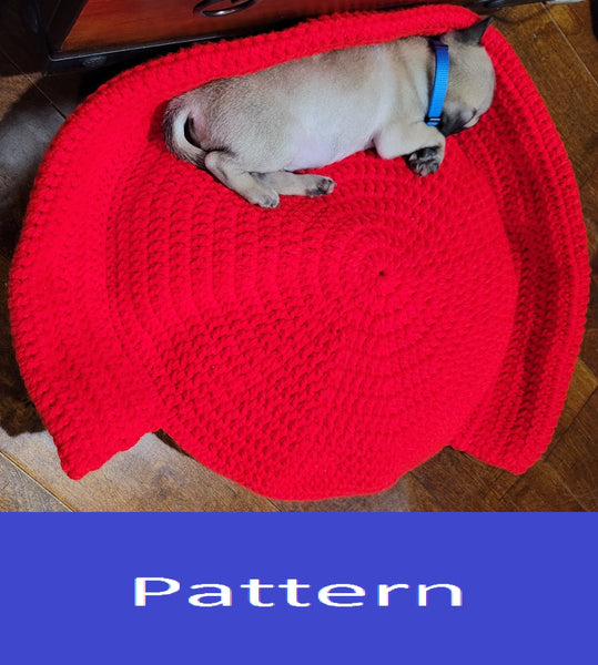 Small Dog Bed Crochet Pattern