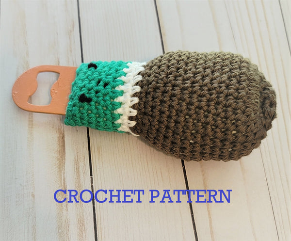 Crochet Pattern Mallard Duck Bottle Opener