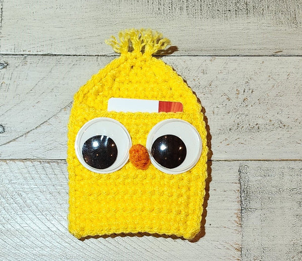 Easter Chick Gift Card Holder Crochet Pattern - My Fingers Fly
