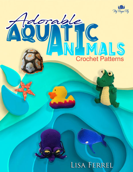 Crochet Pattern Book, Adorable Aquatic Animal Crochet Patterns