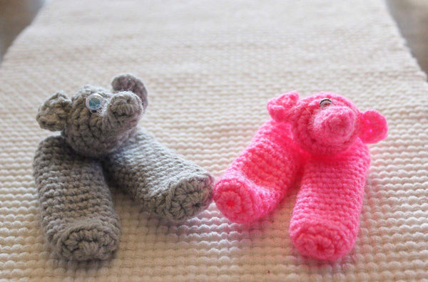 Elephant Finger Puppet Crochet Pattern