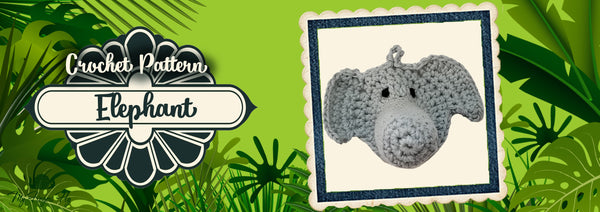 Jungle Potholder Crochet Patterns Ebook - Elephant Potholder, Elephant Panhandler, Zebra Potholder, Giraffe Potholder