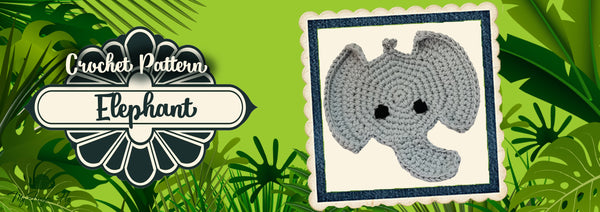 Jungle Potholder Crochet Patterns Ebook - Elephant Potholder, Elephant Panhandler, Zebra Potholder, Giraffe Potholder