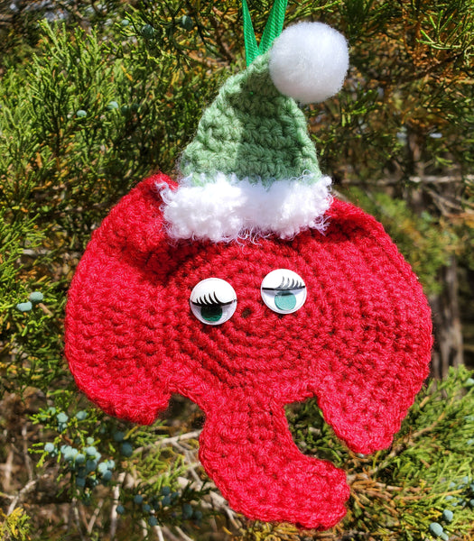Elephant Coaster Crochet Pattern with Bonus Elephant Ornaments, Earrings, Necklace, Bracelet, Applique Patterns