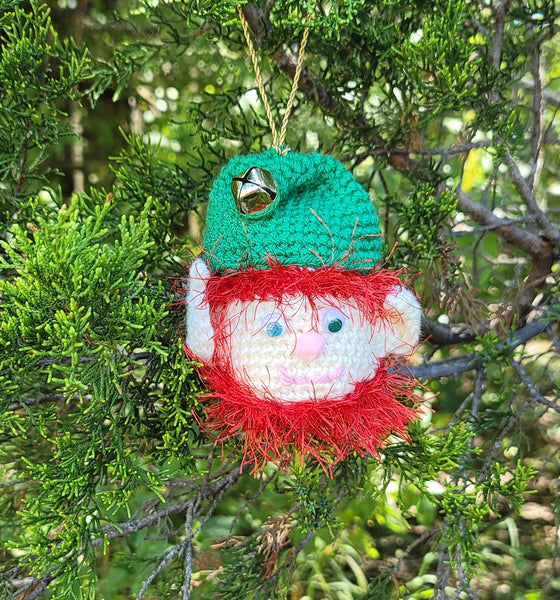 Bearded Elf Ornament Crochet Pattern