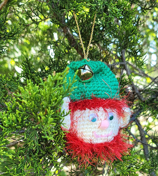 Bearded Elf Ornament Crochet Pattern