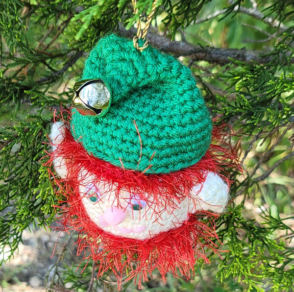 Bearded Elf Ornament Crochet Pattern