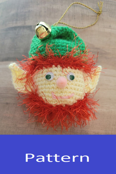 Bearded Elf Ornament Crochet Pattern