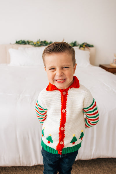 Christmas Crochet Pattern, Elf Christmas Sweater Crochet Pattern