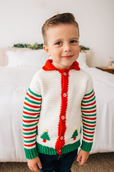 Christmas Crochet Pattern, Elf Christmas Sweater Crochet Pattern