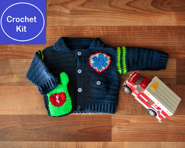 Baby Sweater Crochet Kit