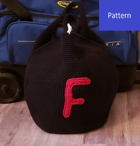 F-Bomb Bowling Ball Bag Crochet Pattern