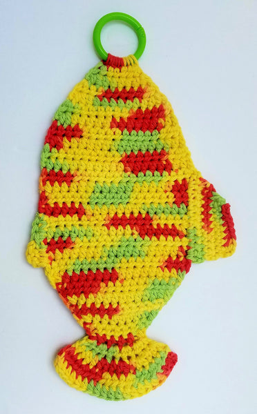 Fish Dish Towel Crochet Pattern