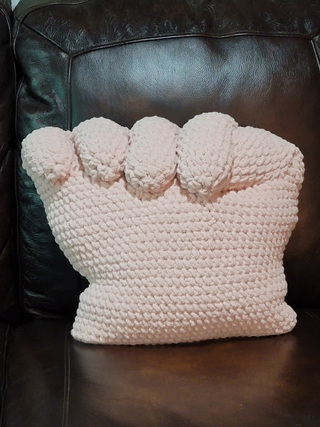 Pink Power Pillow Crochet Pattern - Rainbow Power Pillow Crochet Pattern