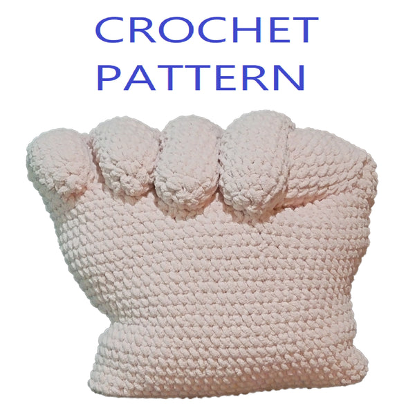 Pink Power Pillow Crochet Pattern - Rainbow Power Pillow Crochet Pattern
