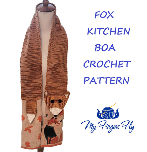 Fox Kitchen Boa Crochet Pattern