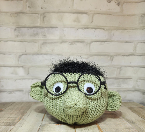 Frankenstein Eyeglass Holder Pattern for Addi Knitting Machines