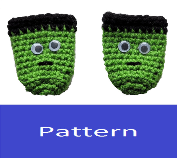 Frankenstein Monster Chair Socks Crochet Pattern