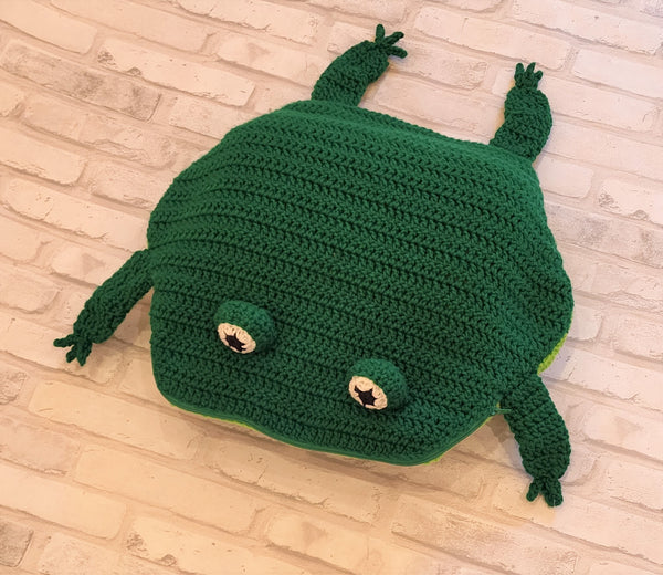 Frog Nap Buddy Crochet Pattern