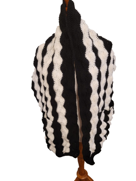 Full Moon Pocket Shawl Crochet Pattern