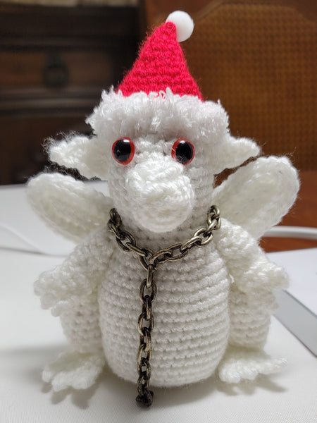 Crochet Pattern Gargoyle Statue Christmas Ornament, Christmas Gargoyle Home Decor