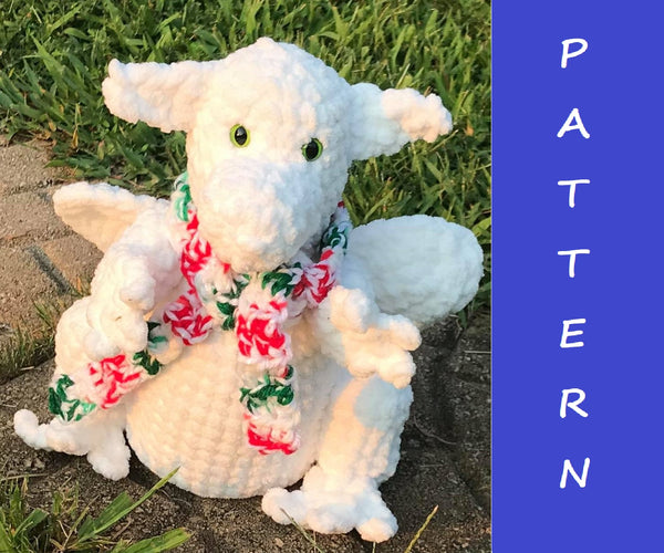 Gargoyle Plush Toy Crochet Pattern, Christmas Gargoyle Stuffed Animal
