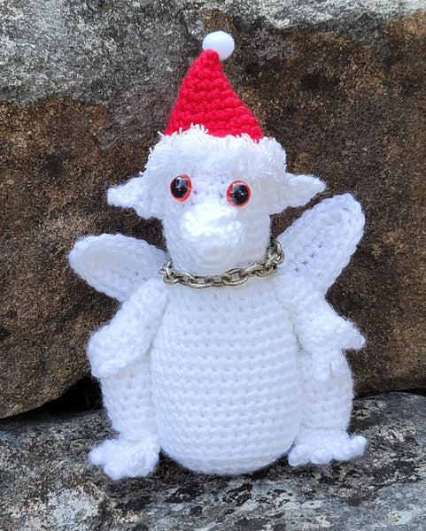 Crochet Pattern Gargoyle Statue Christmas Ornament, Christmas Gargoyle Home Decor