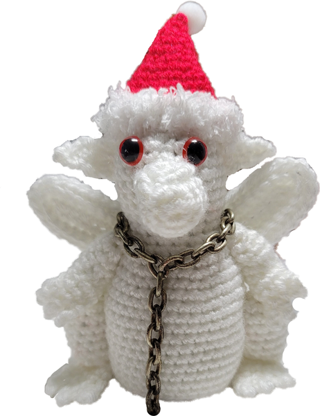 Crochet Pattern Gargoyle Statue Christmas Ornament, Christmas Gargoyle Home Decor