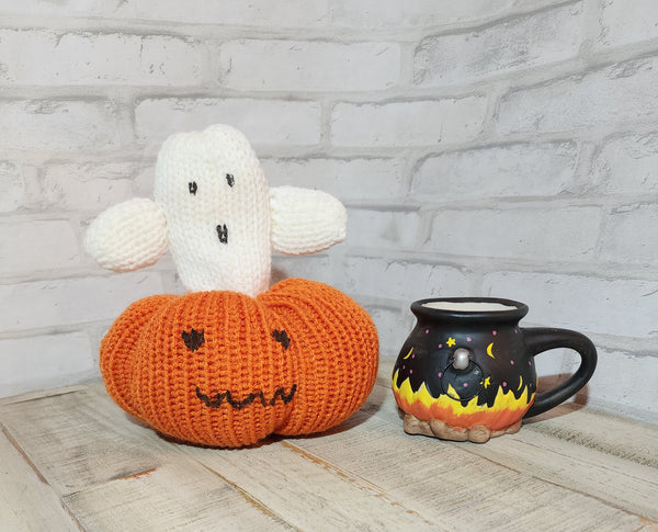 Ghost in Pumpkin Pattern for Addi Knitting Machines