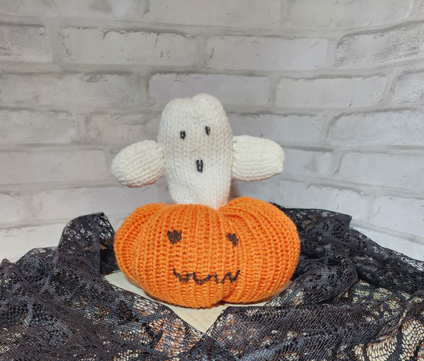 Ghost in Pumpkin Pattern for Addi Knitting Machines