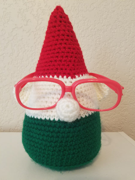 Christmas Gnome Eyeglass Holder Crochet Pattern