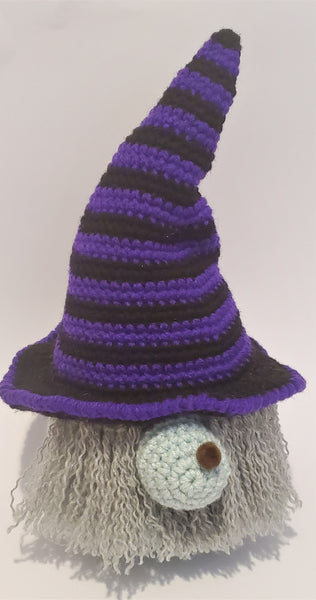 Witch Gnome, Handmade Crochet