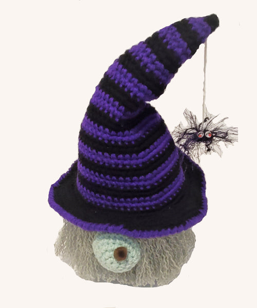 Witch Gnome, Handmade Crochet