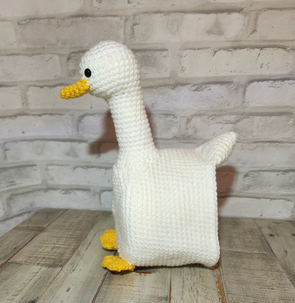 Goose Toilet Paper Cover Crochet Pattern