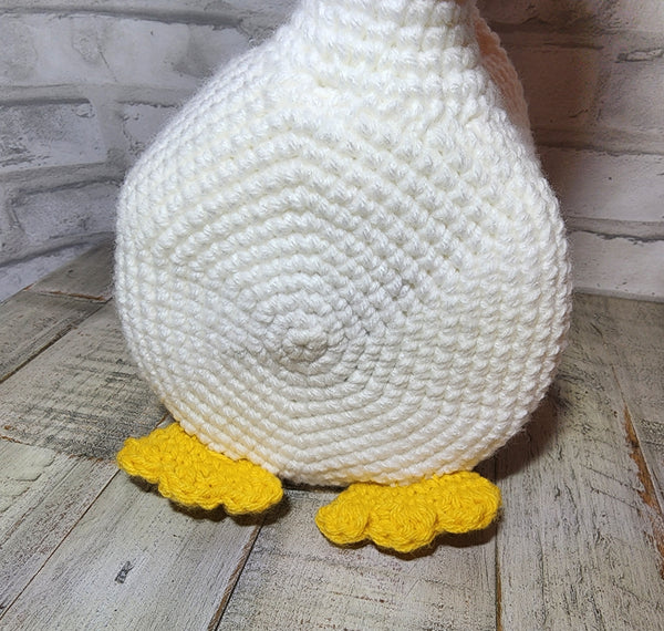 Goose Toilet Paper Cover Crochet Pattern