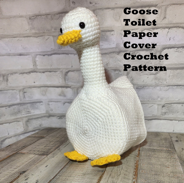 Goose Toilet Paper Cover Crochet Pattern