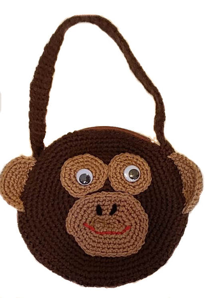 Baby Gorilla Purse Crochet Pattern