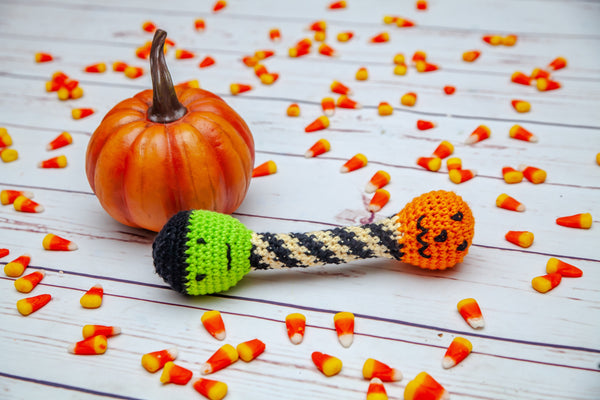 Halloween Baby Rattle Crochet Pattern