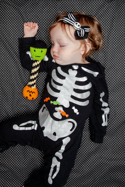 Halloween Baby Rattle Crochet Pattern