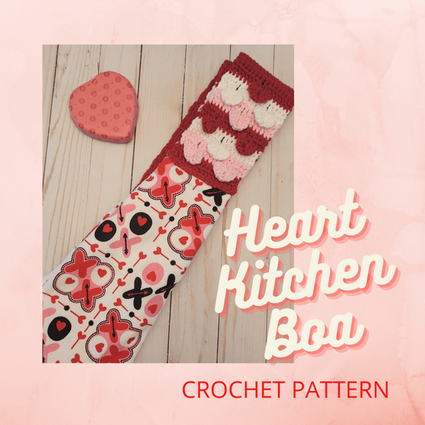 Heart Kitchen Boa Crochet Pattern - My Fingers Fly