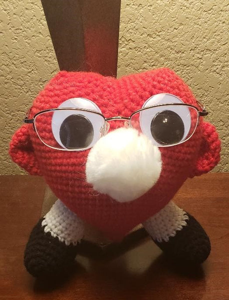 Heart Eyeglass Holder Crochet Pattern