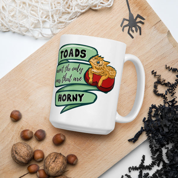 Horny Toad Ceramic Mug - Toads aren't the only ones that are horny
