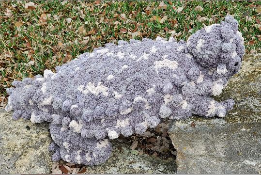Texas Horny Toad Pillow Crochet Pattern