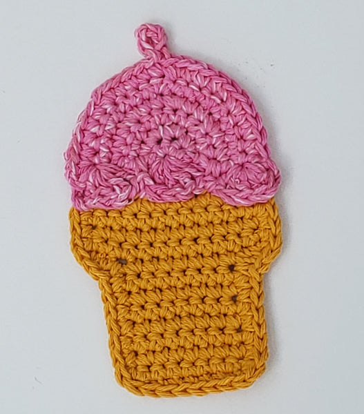 Ice Cream Potholder Crochet Pattern