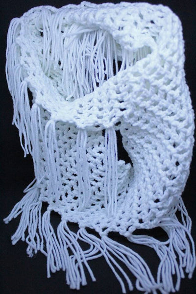 Lacy Infinity Scarf Crochet Pattern
