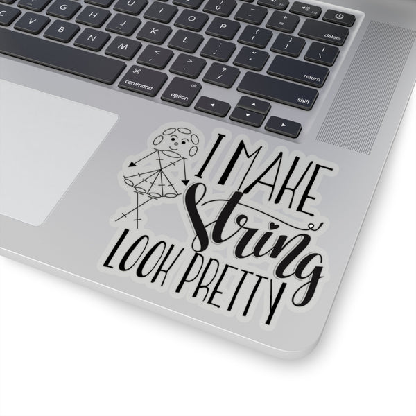 Kiss - Cut Stickers, I Make String Look Pretty - My Fingers Fly