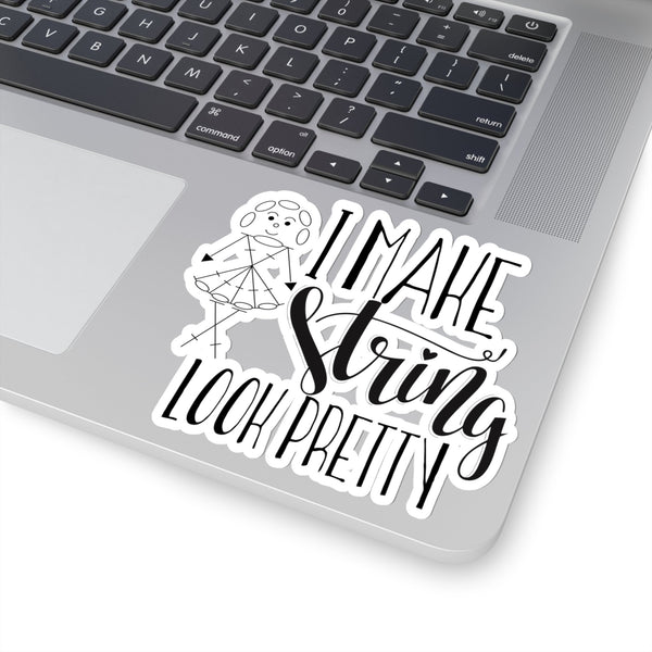 Kiss - Cut Stickers, I Make String Look Pretty - My Fingers Fly