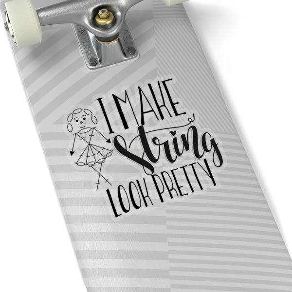 Kiss - Cut Stickers, I Make String Look Pretty - My Fingers Fly